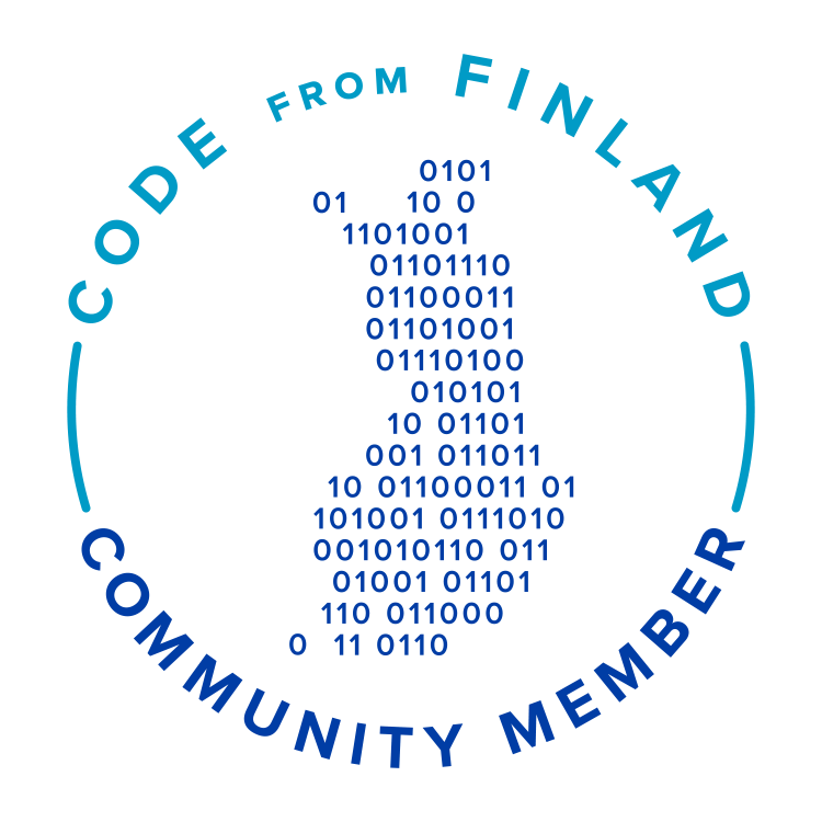 Code from Finland - Community Member - 100% suomalainen ohjelmistotalo